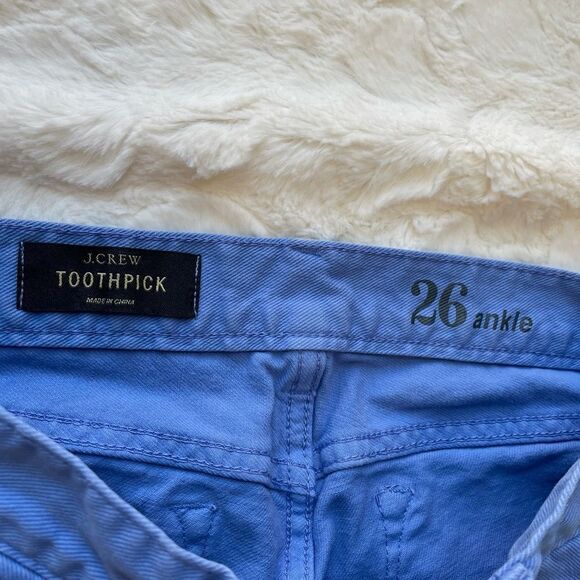 J. Crew Toothpick Ankle Skinny Denim Jeans - Women’s 26 - Picture 8 of 9